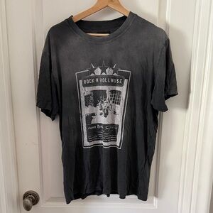 CLOSET CLEAN OUT Anine Bing Charcoal Graphic Tee